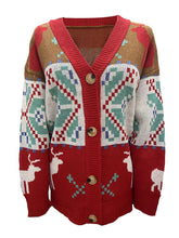Veste cardigan décontractée de Noël pour femme